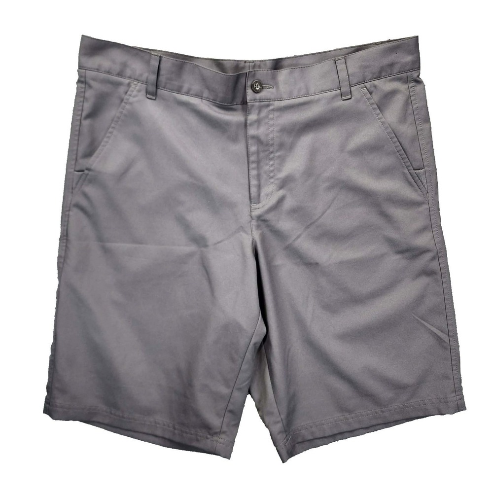 Fila Sport Golf Shorts Mens 36 Gray Performance Flat Front Polyester RN 73277